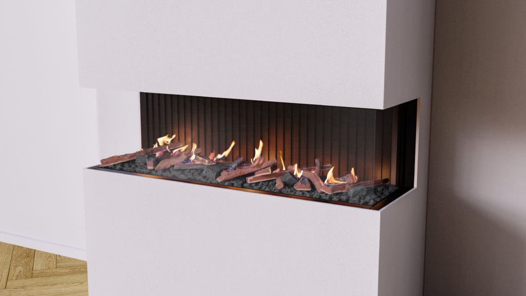 Real Flame Nuvo Decorative Gas Fireplace Gold Coast Fireplace